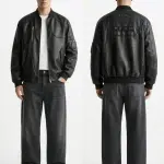 BLACK LEATHER JACKET