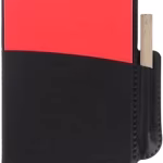 M D Stay Fit Football Referee Card Sets Red Yellow Football Warning Cards PVC Black