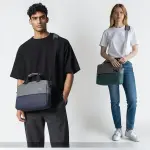 Two-Tone Square Laptop Bag