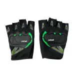 md stay fit Sports Fingerless Gloves with Protective Padding, Nylon Material
