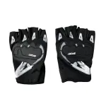 md stay fit Sports Fingerless Gloves with Protective Padding, Nylon Material