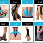 M D Stay Fit MD Cotton Elastic Muscle Tape 5M - Multi Color