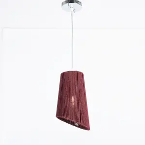 Macrame ceiling lamp-4789