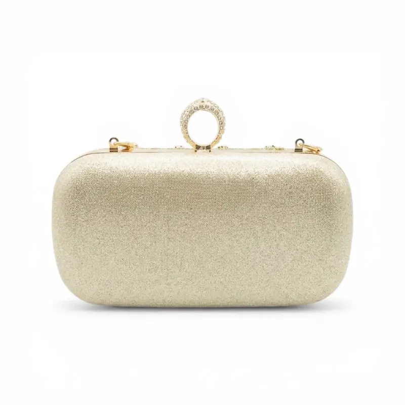 Beaded Handbag with Diagonal Stripes VS-49