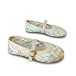 Floral Embroidered Lace Ballerina Flats BN-63