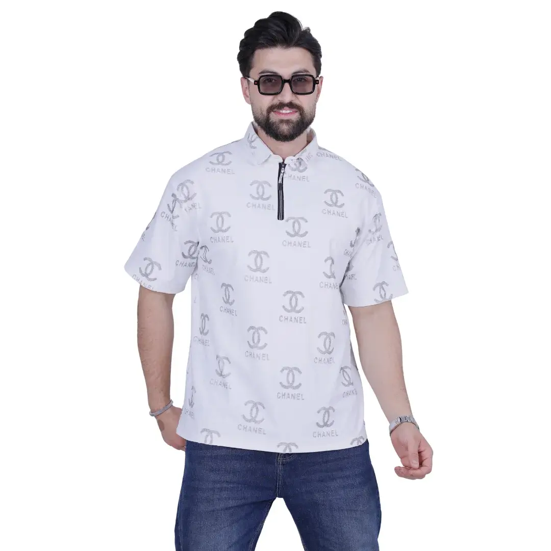 White Oversize Polo