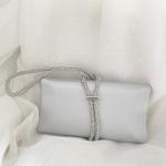 Silver Eclipse Clutch