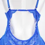Plus Size Open Bust Adjustable Bow Spaghetti Strap Dress