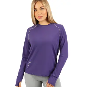 Long-Sleeve Training Purple Top