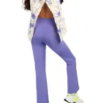 Girl's Wide Leg Lavender Leggings