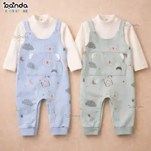 سلوبيت قطن حمالة جيب طباعة قطعة واحدة ماي فيرست بيبي