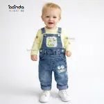 طقم سلوبيت جينز خروجي مع تيشرت ، ديناصور