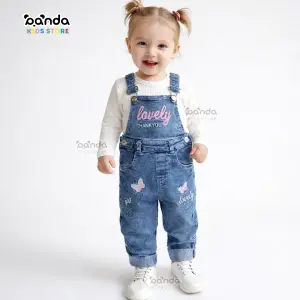 طقم سلوبيت جينز lovely خروجي مع تيشرت