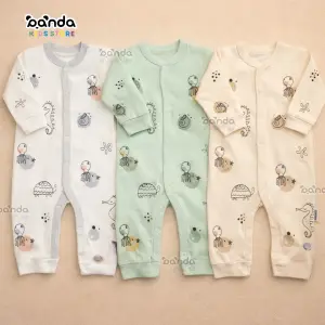 سلوبيت خريفي قطن مطبوع حصان بحر ، من كراميش