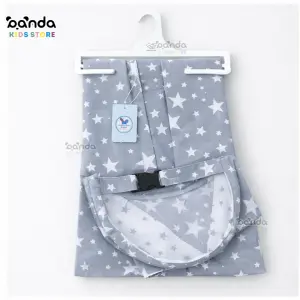 ساتر رضاعة طبقتين مع شبكة لرؤية الطفل ن حزام توسيع وتضييق ، ماي فيرست بيبي الوان متعددة