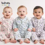 بيجامة بيتي قطن زراير ، ارنب ورد ميرو