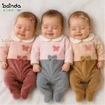 سلوبيت بيبي قطيفة بناتي فراشة لاروزا