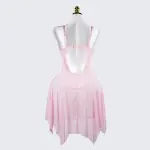 Plus Size Open Bust Adjustable Bow Spaghetti Strap Dress