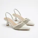 Elegant Sparkle Slingbacks Heel C-84