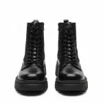 Boots leather with diamonds on the side – B-50