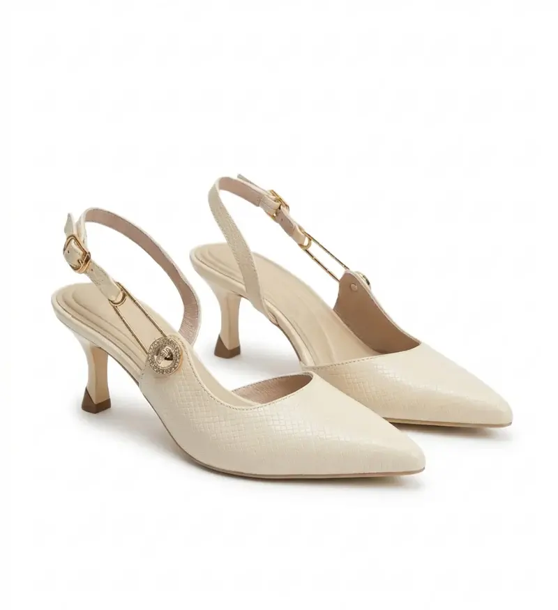 Elegant Heels with Chic Side Detail C-113