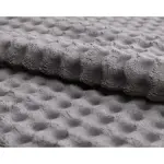 Velvet Piles Hallway Carpet Dark Grey
