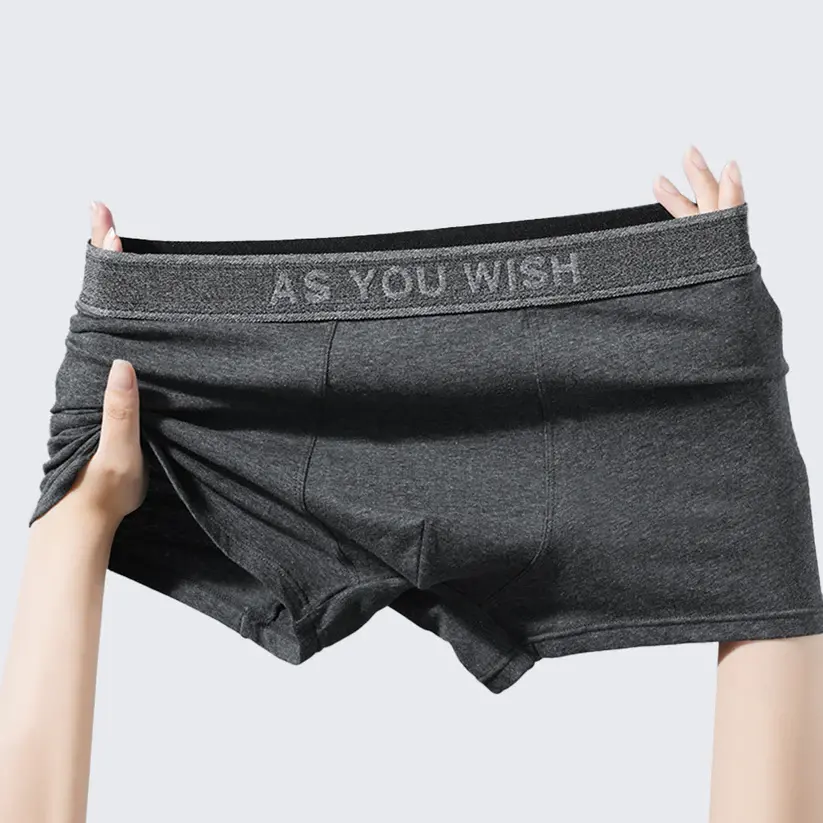 Men's Breathable Comfort Anti-Bacterial 80S Cotton Boxer Briefs