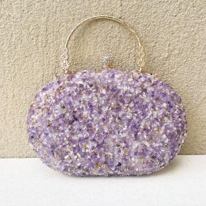 Purple Mosaic Clutch