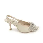 Crystal Bow Elegance Heels C-104