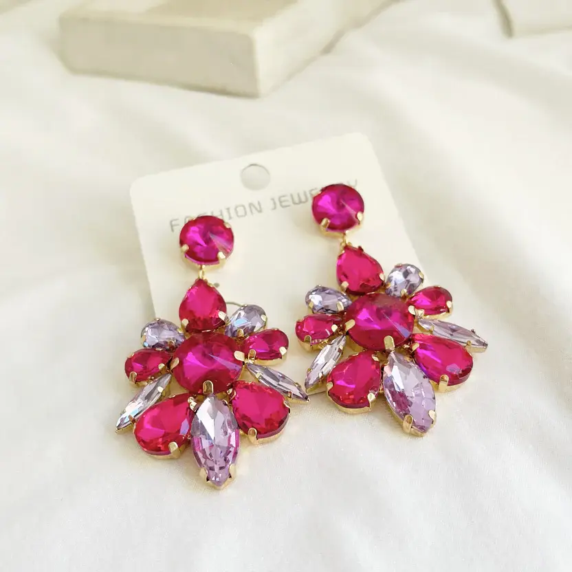 Pink Lilac Earrings