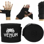 MD STAY FIT Professional Elastic Boxing & MMA Bandage - Hand Bandages & Wrist Support - Available in Length (3M/5M) - Superior Joint Protection During Fighting and Exercise - 1 Pair