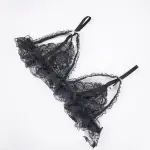 Plus Size Cupless Lingerie Bra Panty Set