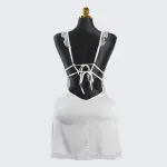 Dreamy White Satin Lace Chemises Gown