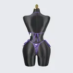 Plus Size Lace Sheer Bra Panty Set