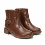 Ankle Boot with Side Buckle B-58