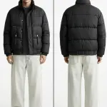BLACK PUFFER JACKET