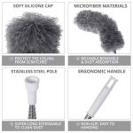 زعافة تنظيف الاسطح المرتفعة  بطول ذراع يمتد ل ٣ متر