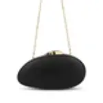 Luxury Oval Clutch with Gold Closure VS-59