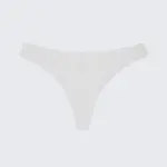 Seamless Ice Silk Low Rise Cotton Crotch Thong Panty