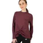 Training Long-Sleeve Burgundy T-Shirt