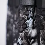 Plus Size Sheer Lace Nightgown Set Open Back Short Dress