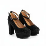 Leopard Print Platform Heels. C-121
