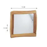 Handmade Boho Wooden Mirror