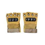MD Stay Fit Motorcycle Gloves, Half Finger Design, Hard Knuckle Protection