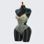Lace Floral Embroidery Bodysuit