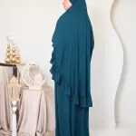 TEAL CREPE SET ISDAL