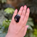 Midnight Fluid Ring
