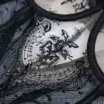 Vintage Lace Polka Dot Bodysuit