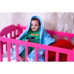 CozyNest Baby Blanket (Sky Blue)
