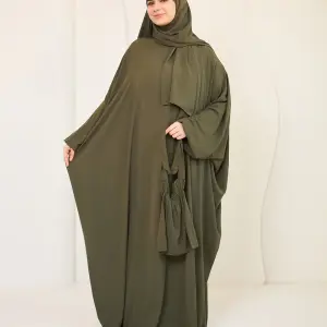 OLIVE GREEN CREPE CLASSIC ISDAL